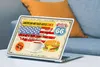 MuchoWow® Laptop Aufkleber Sticker Cover Amerika - Vintage Produktbild-Vorschau 4