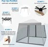 COSTWAY 3x3m gazebo pop up con zanzariera e sacchi di Anteprima dell’immagine prodotto 5