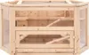 vidaXL Hamsterkäfig 80x40x43 cm Massivholz Tanne Produktbild-Vorschau 3
