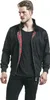 RED by EMP Herren schwarze Basic Jacke mit kariertem Produktbild-Vorschau 7