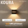 SSC-LUXon 2 Stück KOURA Wandleuchte Innen schwarz mit Produktbild-Vorschau 3