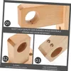 2-teiliges Set aus Holz-Gardinenstangenhalterungen zur Produktbild-Vorschau 3