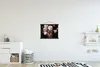 MuchoWow® Textilposter Katze - Blumen - Tierkopf 40x30 cm Produktbild-Vorschau 2