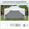 COSTWAY Tente pop-up 3 x 4,5 m, tente pliable imperméable Voir les images du produit 5