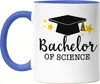 Bachelor of Science Tasse Blau Abschluss Geschenk Studium Produktbild-Vorschau 1