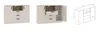 Marmex Möbel - Grant 38 Set - Eckschrank Regal Kommode Produktbild-Vorschau 5