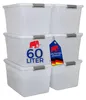 SuperSparSet 6x Aufbewahrungsbox mit Deckel & Rollen | Produktbild-Vorschau 1