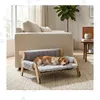 Relaxdays kattenbed, zacht, verhoogde hangstoel voor Productafbeelding-voorbeeld 3