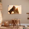 MuchoWow® Poster Katze - Kätzchen - Schwarz 90x60 cm - Produktbild-Vorschau 6
