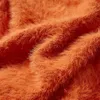 vidaXL Kinderpullover Gestrickt Dunkelorange 140 Produktbild-Vorschau 6