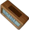 LED Holz Wecker Digital Alarmwecker Uhr Beleuchtet Produktbild-Vorschau 2