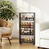 Wózek na kółkach HOMCOM, wąski wózek do serwowania z 4 Podgląd zdjęcia produktu 7
