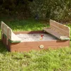 AXI Sandkasten Ella aus Holz mit Deckel | Sand Kasten mit Produktbild-Vorschau 13