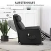 HOMCOM: Sillón reclinable eléctrico para televisión con Vista previa de la imagen del producto 6