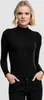 Urban Classics, dames, longsleeve met hoge hals, zwart - Productafbeelding-voorbeeld 9