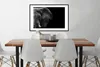 MuchoWow® Gerahmtes Poster Tiere - Elefant - Wild - Schwarz Produktbild-Vorschau 3