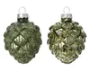 Dennenappel glas d5h7 cm rsmrn 6st kerst Decoris Productafbeelding-voorbeeld 1