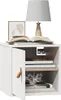 vidaXL Armadio a muro bianco 31,5x30x30 cm in legno di pino Anteprima dell’immagine prodotto 3