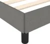 vidaXL Bettgestell ohne Matratze Dunkelgrau 90x200 cm Stoff Produktbild-Vorschau 6