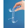 6er Set Wenko Heizungshaken Transparent Handtuchhaken Produktbild-Vorschau 2