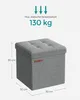 SONGMICS 30 cm Sitzbank mit Stauraum, klappbare Sitztruhe, Produktbild-Vorschau 6