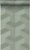 Origin Wallcoverings Tapete 3D-Muster Graugrün 53 cm x Produktbild-Vorschau 1