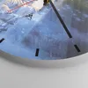 Wanduhr - Rund - Glasuhr - Astronaut Licht Kosmos - 40x40cm Produktbild-Vorschau 5