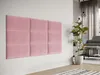 Čalouněný nástěnný panel 60x30 PAG - růžová Náhled obrázku produktu 1