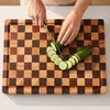Tagliere Relaxdays, 41 x 30 cm, a quadretti, in legno di Anteprima dell’immagine prodotto 5