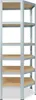 shelfplaza HOME 230x70x40 cm Eckregal in verzinkt mit 6 Produktbild-Vorschau 4