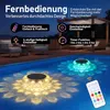 LED Solar Poolbeleuchtung 15cm, RGB Schwimmende Poolleuchte Produktbild-Vorschau 5