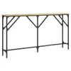 vidaXL Konzolový stolík Sonoma dub 140x23x75 cm materiál na Náhľad obrázku produktu 1