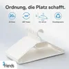 20 Stk. Kleiderbügel Anti-Rutsch Kunststoff Hemdenbügel Produktbild-Vorschau 8