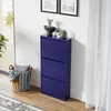 Carrello porta scarpe 'Sokndal' con 3 sportelli in metallo Anteprima dell’immagine prodotto 3