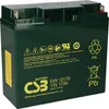 A dark green battery with yellow text and symbols on a white background. Podgląd zdjęcia produktu