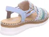 Rieker Damen Sandalette Blau/Bunt Voir les images du produit 26