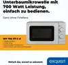 Exquisit Mikrowelle WP 700 J17-3 si | Unterbau | 700 Watt | Produktbild-Vorschau 2