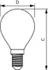 Philips Corepro Leduster P45 E14 4.3W 2700K 470Lm 230 V - Produktbild-Vorschau 6