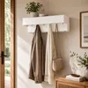 DanDiBo Wandgarderobe met opbergruimte, 60 cm, metaal, wit, Productafbeelding-voorbeeld 14
