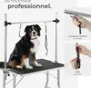 Table de toilettage avec deux sangles - noir/gris Voir les images du produit 5