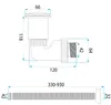 Sifone Per Lavabo Klik-Klak Universale Rea Flow D'Oro Anteprima dell’immagine prodotto 8