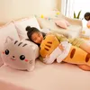 Lebensechte lange Katze Plüschtier Kissen Kuscheltiere Produktbild-Vorschau 6