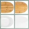 Kela 12064, Ovaal, Wit, Keramiek, Hout, Bamboe, Deksel met Productafbeelding-voorbeeld 6