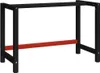 vidaXL Support d'établi métallique 120x57x79 cm noir et Voir les images du produit 7