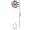 Kobolo Windrad Gartenstecker Dekostecker Windspiel XXL - Produktbild-Vorschau 4