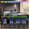 Abrihome Polsterbett 140x200cm mit LED und USB, Samt - Produktbild-Vorschau 5