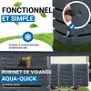 4rain SLIM STONE DÉCOR Réservoir Mural Ensemble 1530 L, Voir les images du produit 5