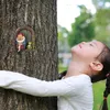 Relaxdays Zwerg mit Fenster, wetterfeste Gartendeko, Produktbild-Vorschau 3