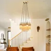 ZMH závěsná lampa jídelní stolní závěsná lampa 5 plamenů Náhled obrázku produktu 8