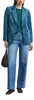 Comma Damen Strickpullover Blau Größe M Produktbild-Vorschau 4